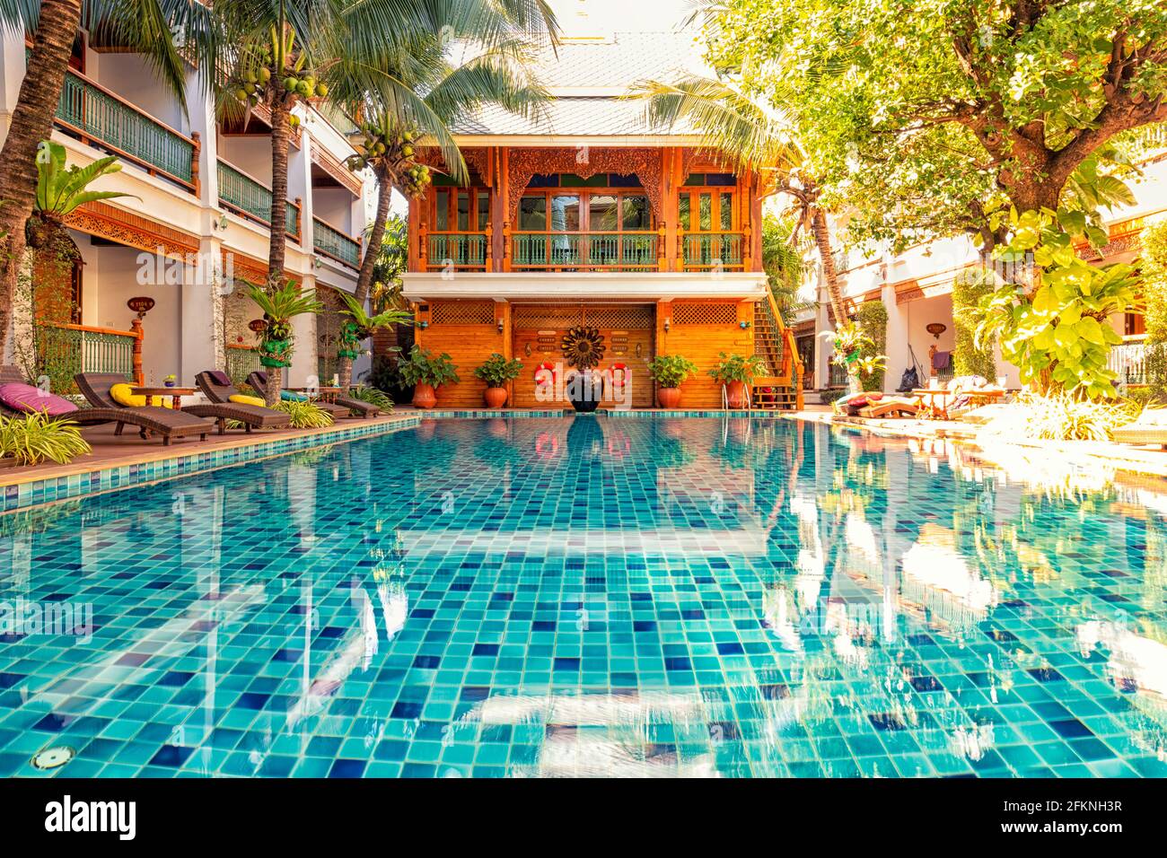Pingviman Hotel, Chiang Mai - Thailand Stockfoto
