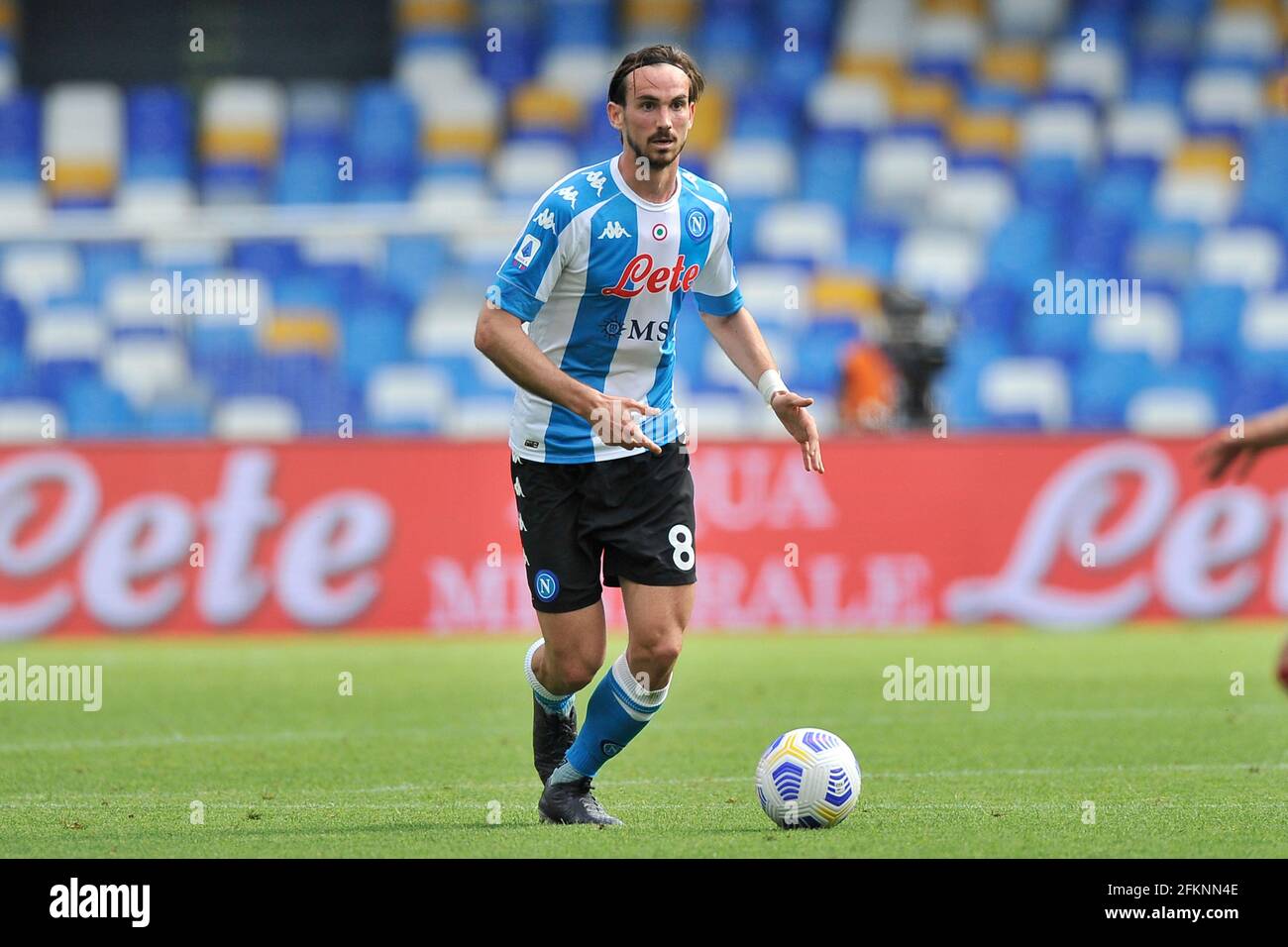 Fabian Ruiz Spieler von Neapel, während des Spiels der italienischen Serie A Liga zwischen Neapel und Cagliari Endergebnis 1:1, Spiel im Stadion Diago Armando Maradona gespielt. Neapel, Italien, 02. Mai 2021. (Foto von Vincenzo Izzo/Sipa USA) Stockfoto