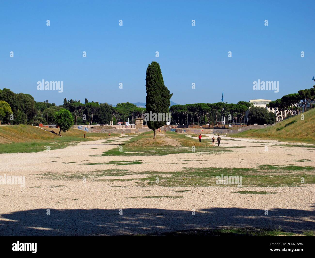 Circus - das alte Hippodrom, Rom, Italien Stockfoto