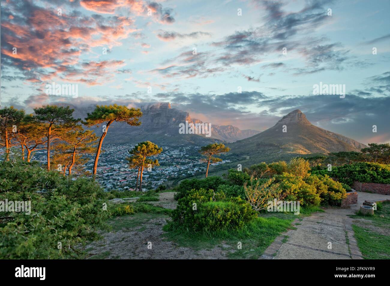 Signal Hill, Kapstadt, Südafrika Stockfoto