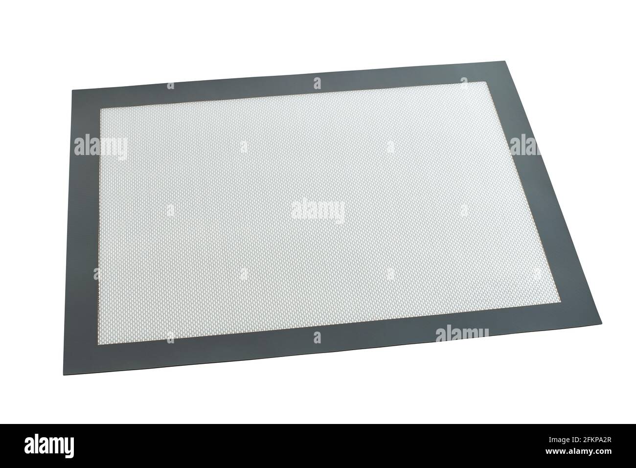 Backmatte aus Glasfaser-Silikon, ausgeschnitten Stockfoto
