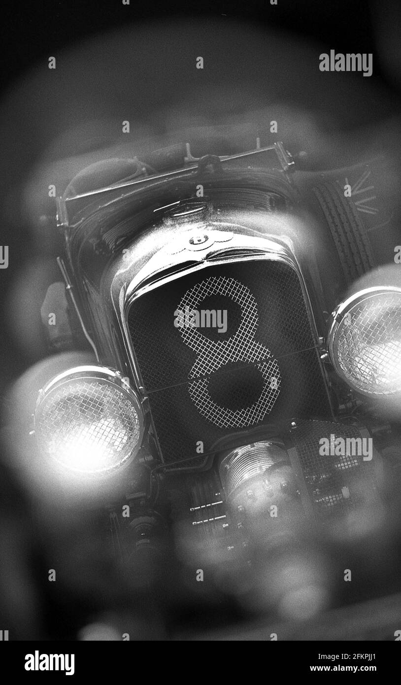 1929 Bentley 4 1/2 Liter (Gebläse) Teil des Ralph Lauren Abholung des Autos 1991 Stockfoto