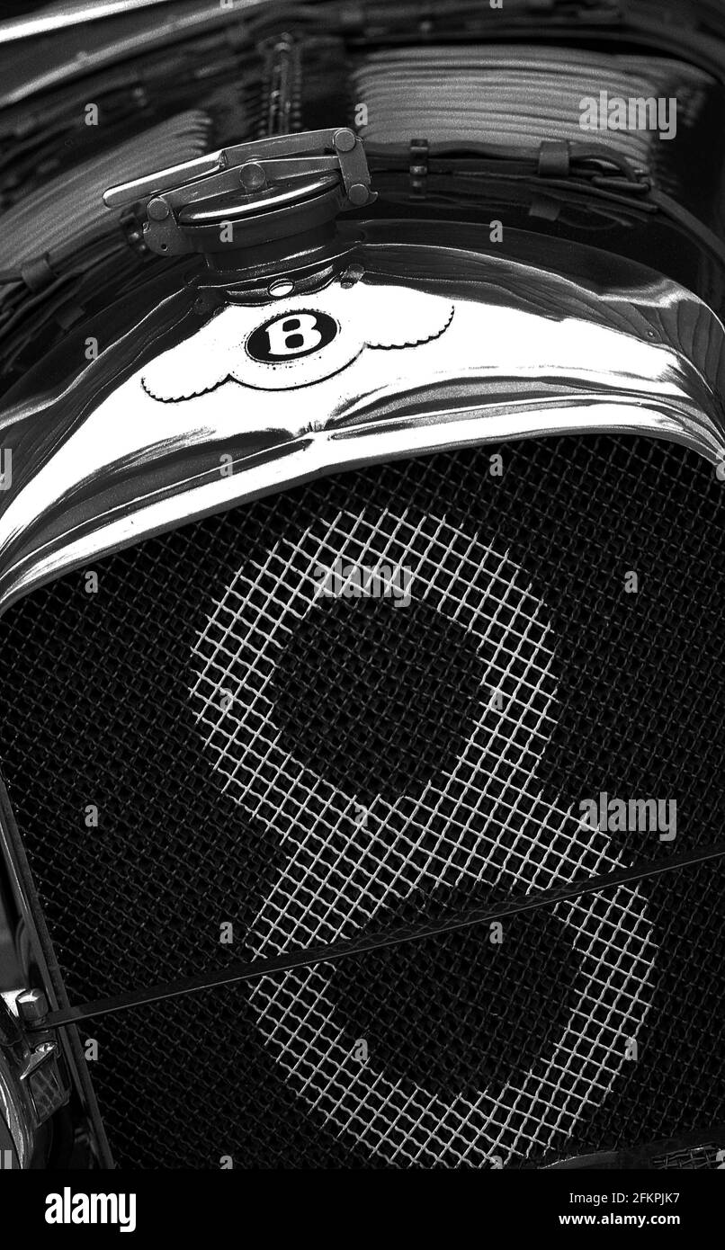 1929 Bentley 4 1/2 Liter (Gebläse) Teil des Ralph Lauren Abholung des Autos 1991 Stockfoto