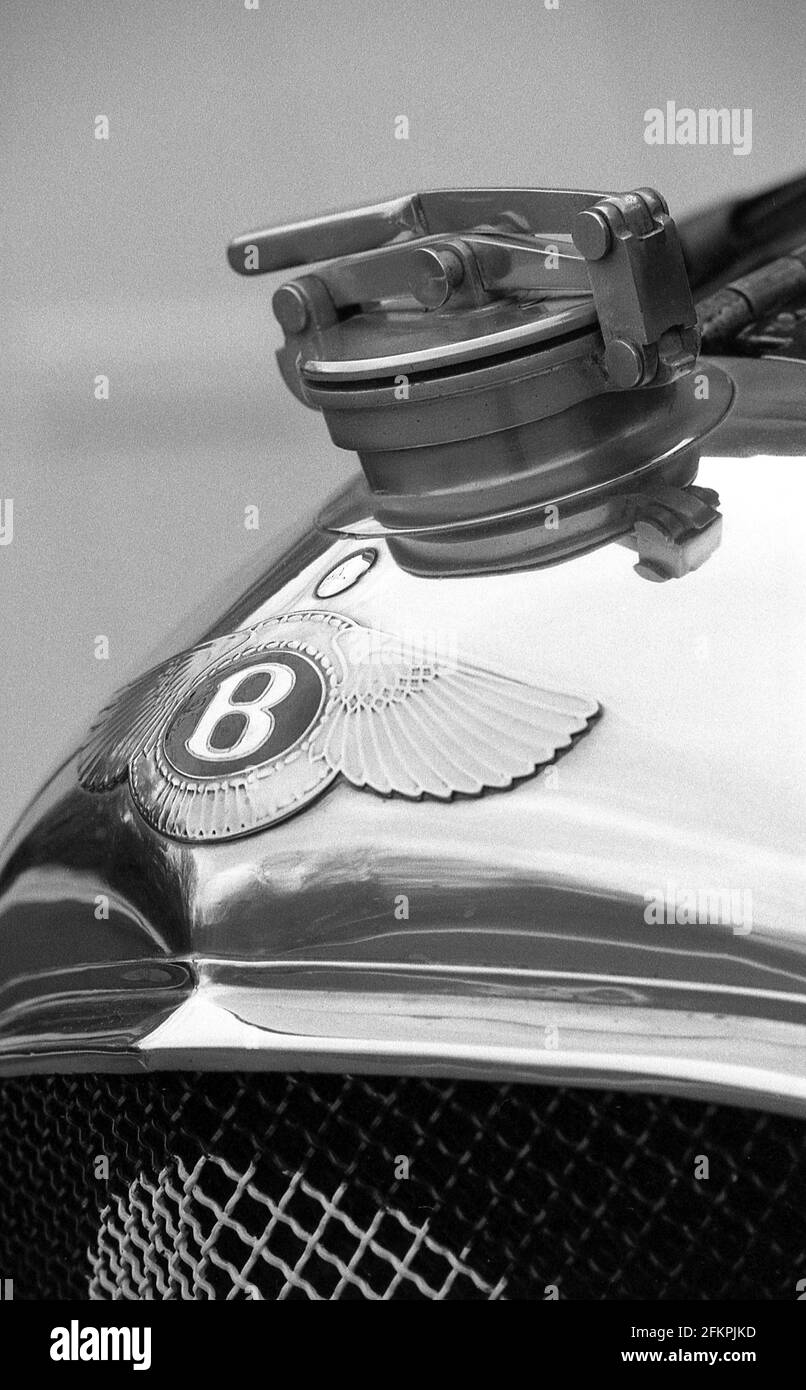 1929 Bentley 4 1/2 Liter (Gebläse) Teil des Ralph Lauren Abholung des Autos 1991 Stockfoto