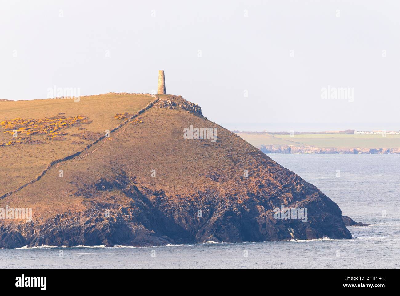 Stepper Point North Cornwall Stockfoto