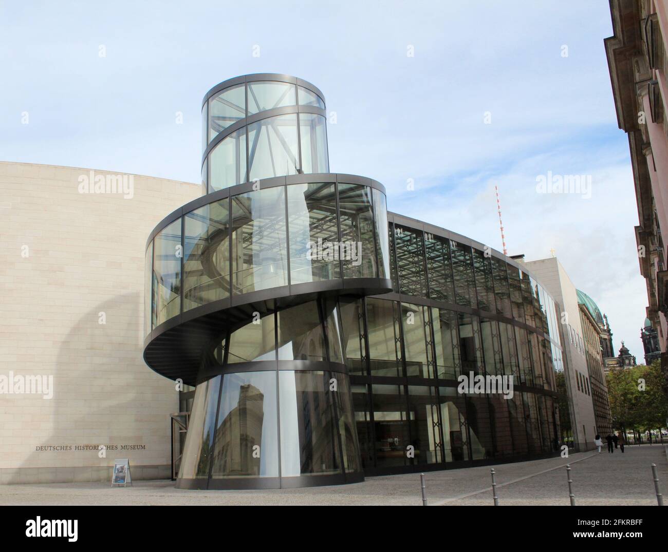 Ausstellungshalle des Deutschen Historischen Museums in Berlin, Deutschland Erweiterung durch I. M. Pei Stockfoto