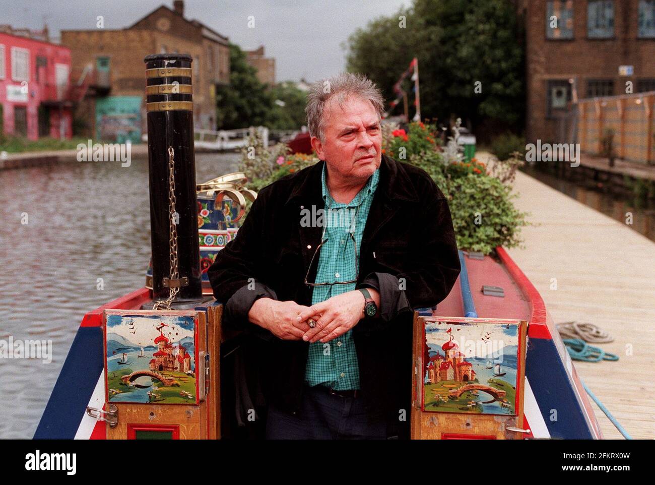 Fotograf David Bailey Juli 1999Opening neue London Anlegestellen an der Eagle Wharf Marina Stockfoto