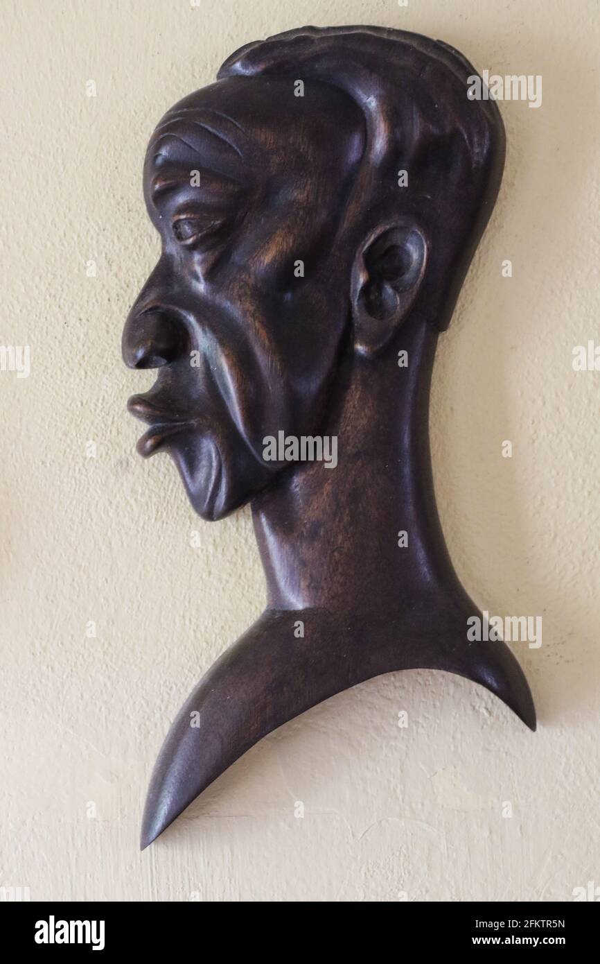 Sculpture sur bois Stockfoto