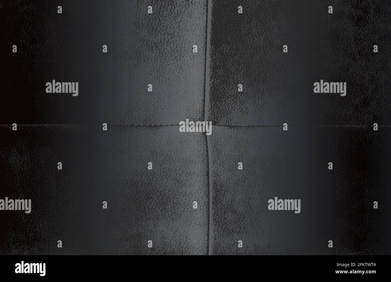 Luxus schwarz Metall Gradienten Hintergrund mit Distressed natürliche, echte Tierhaut, Leder-Textur. Vektorgrafik Stock Vektor
