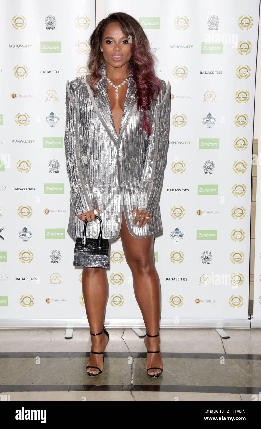 Mär 27, 2019 - London, England, UK - National Film Awards 2019 Foto Zeigt: Fleur East Stockfoto