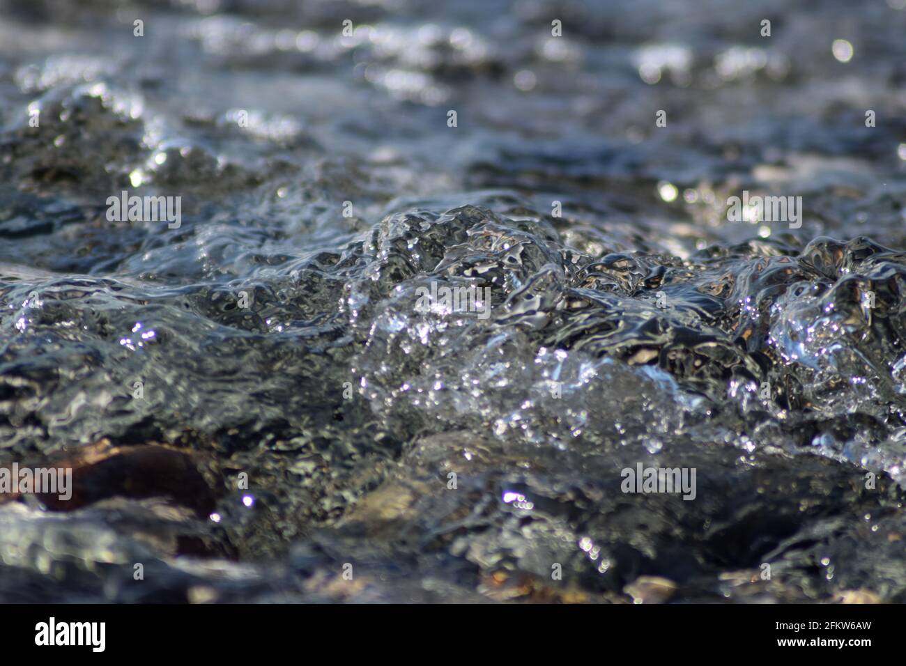 Rippling Tidal Wash Stockfoto