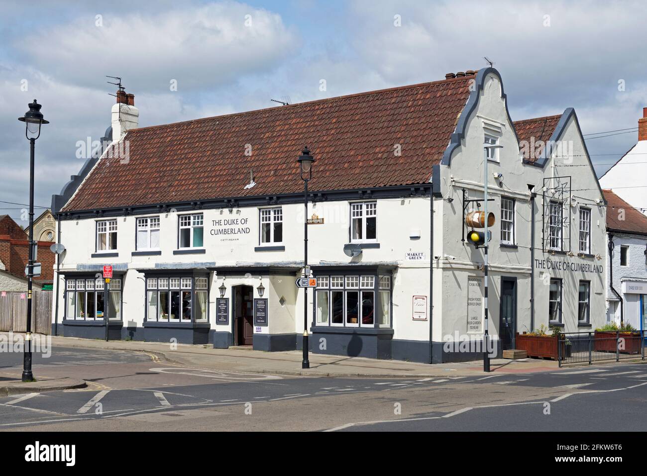 The Duke of Cumberland Pub in Cottingham, in der Nähe von Hull, East Yorkshire, England Stockfoto