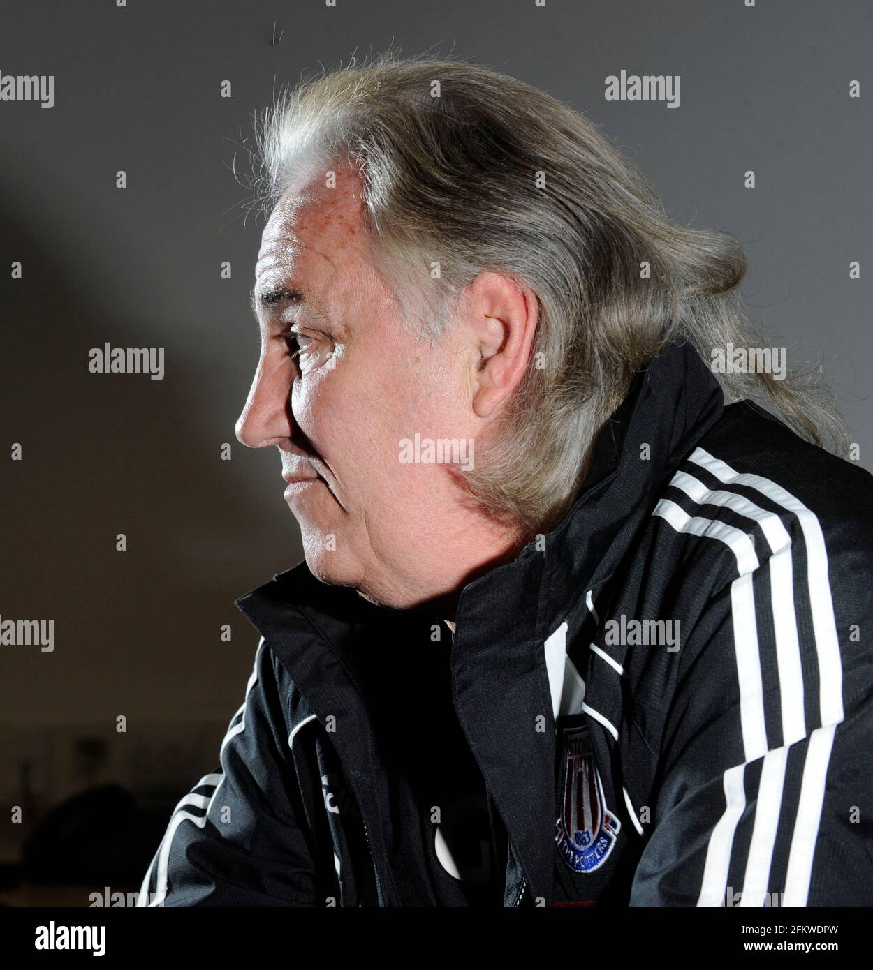 GERRY FRANCIS 1ST TEAMCOACH MIT STOKE FC. 6/5/2011. BILD DAVID ASHDOWN Stockfoto