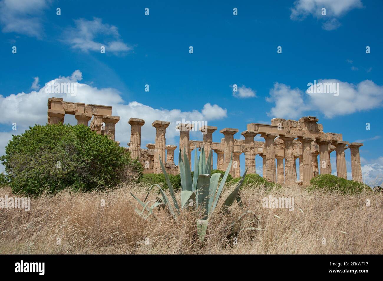 Selinunte Sicilia Stockfoto