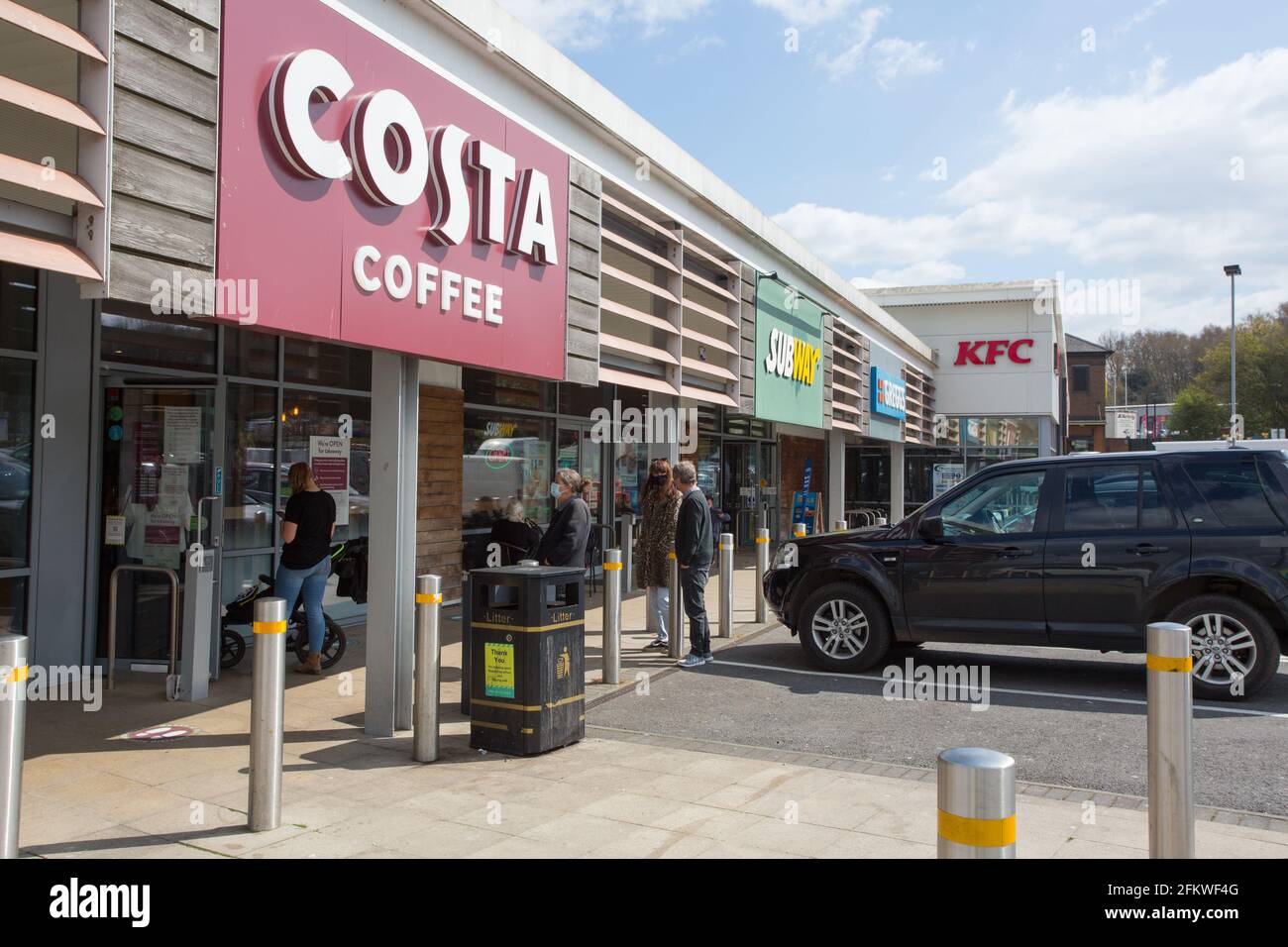 Fountains Retail Park, Tunbridge Wells Stockfoto