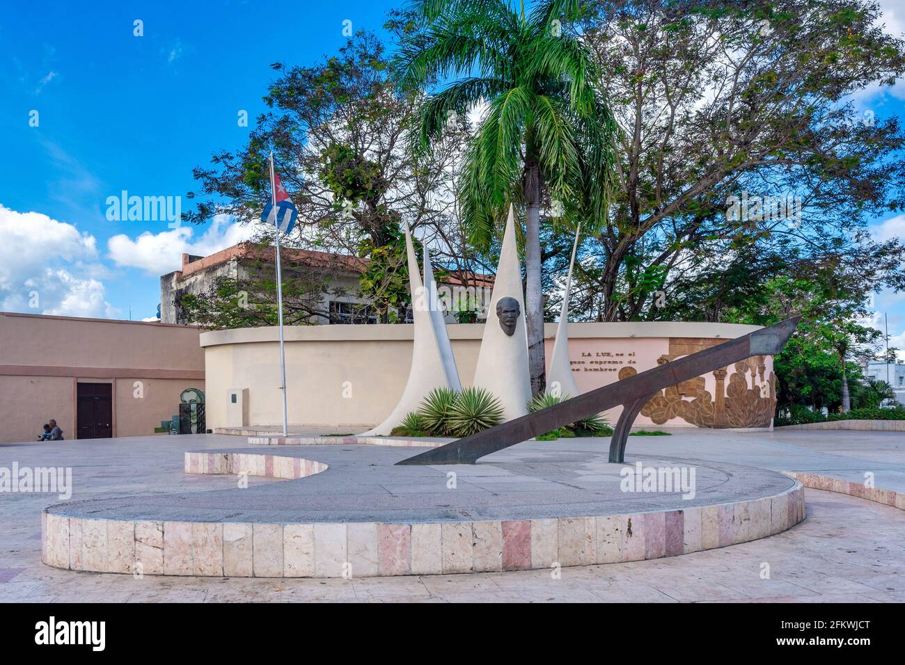 Jose Marti Denkmal auf der Plaza Mariana, Kuba. Das Jahr 2016 Stockfoto