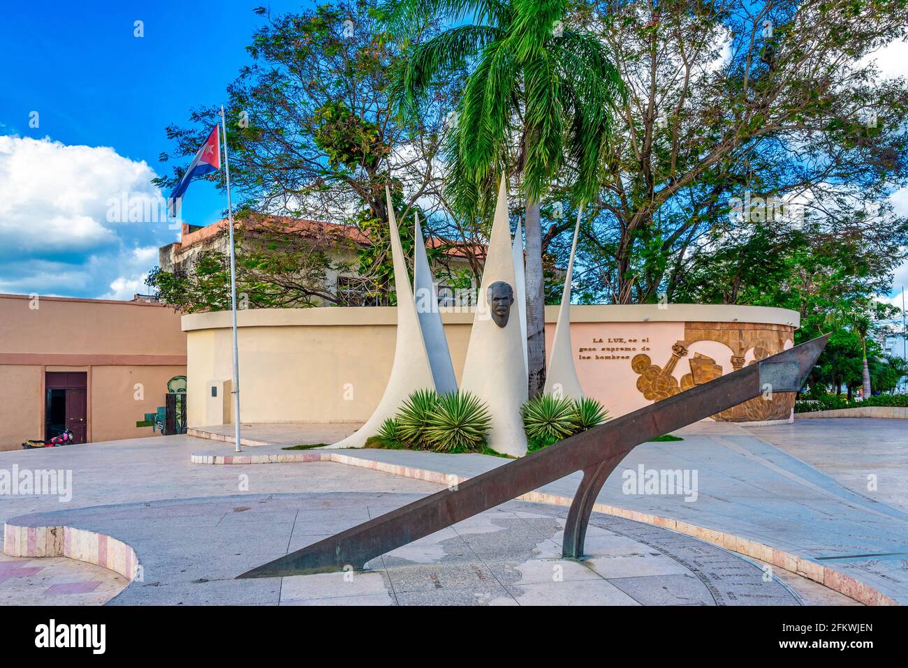 Jose Marti Denkmal auf der Plaza Mariana, Kuba. Das Jahr 2016 Stockfoto