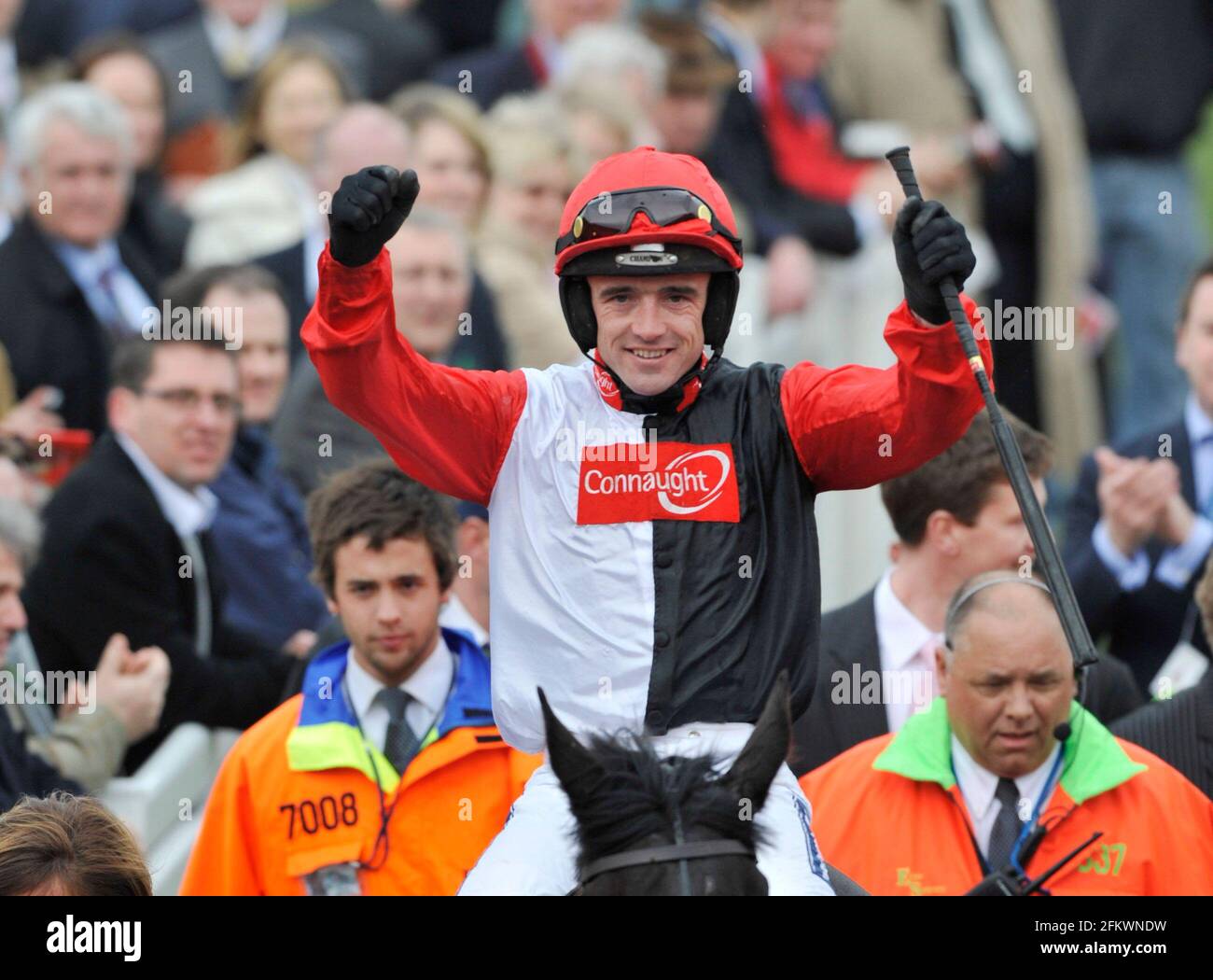 RACING CHELTENHAM FESTIVAL 2010 3RD TAG 18/3/10. DIE LADBROKES WELTHÜRDE. GEWINNER RUBY WALSH AUF BIG BUCK'S. BILD DAVID ASHDOWN Stockfoto