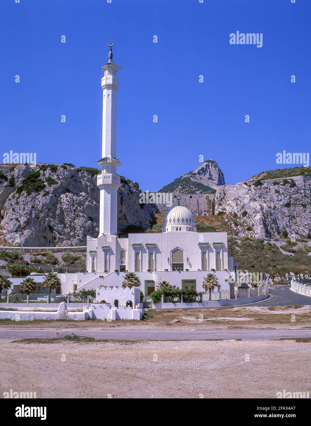 König Fahd Bin Abdulaziz Moschee, Europa Point, Gibraltar Stockfoto