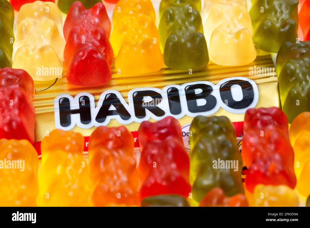 Haribo Goldbären Stockfoto