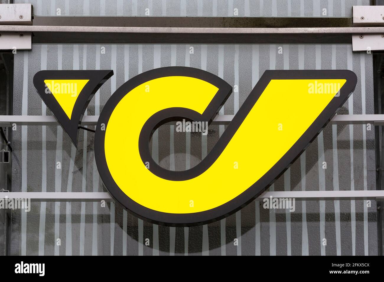 Österreichische Post, Logo Stockfoto
