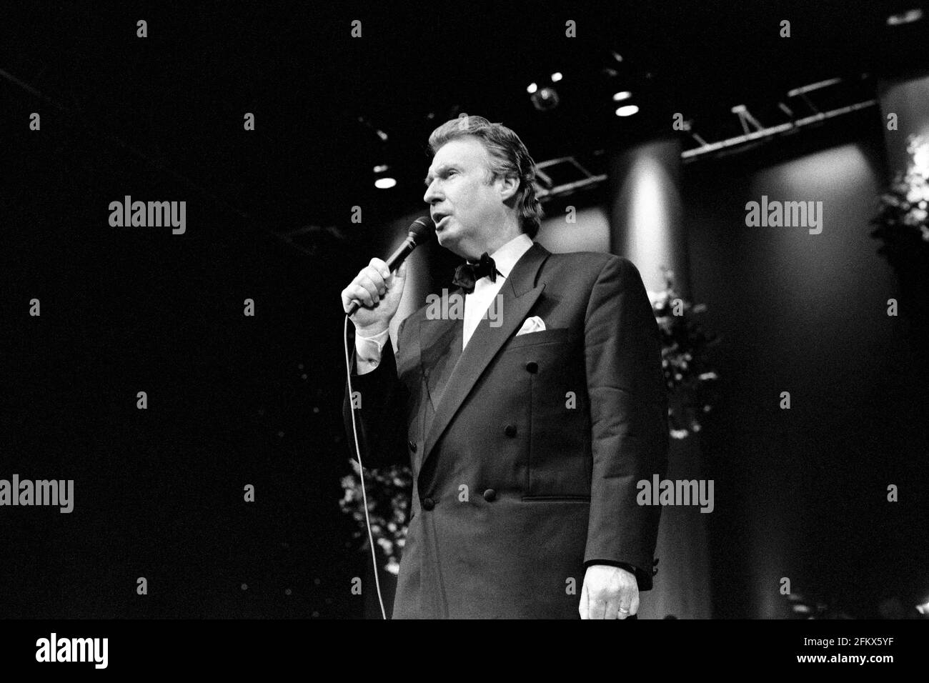 Peter Alexander Pop Singer, Archivbild Mai 1991 Stockfoto