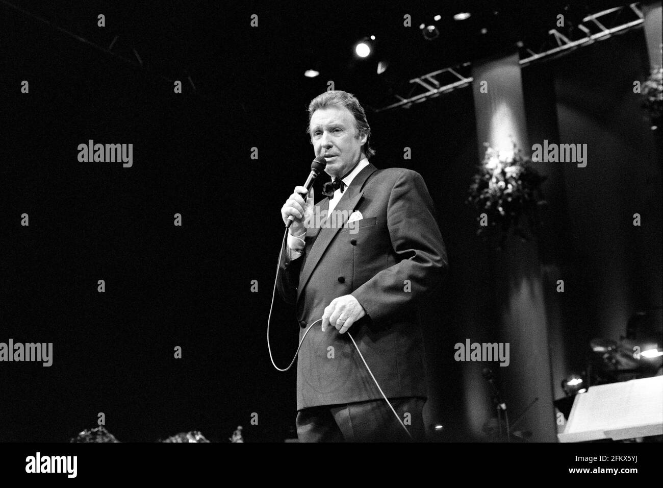 Peter Alexander Pop Singer, Archivbild Mai 1991 Stockfoto