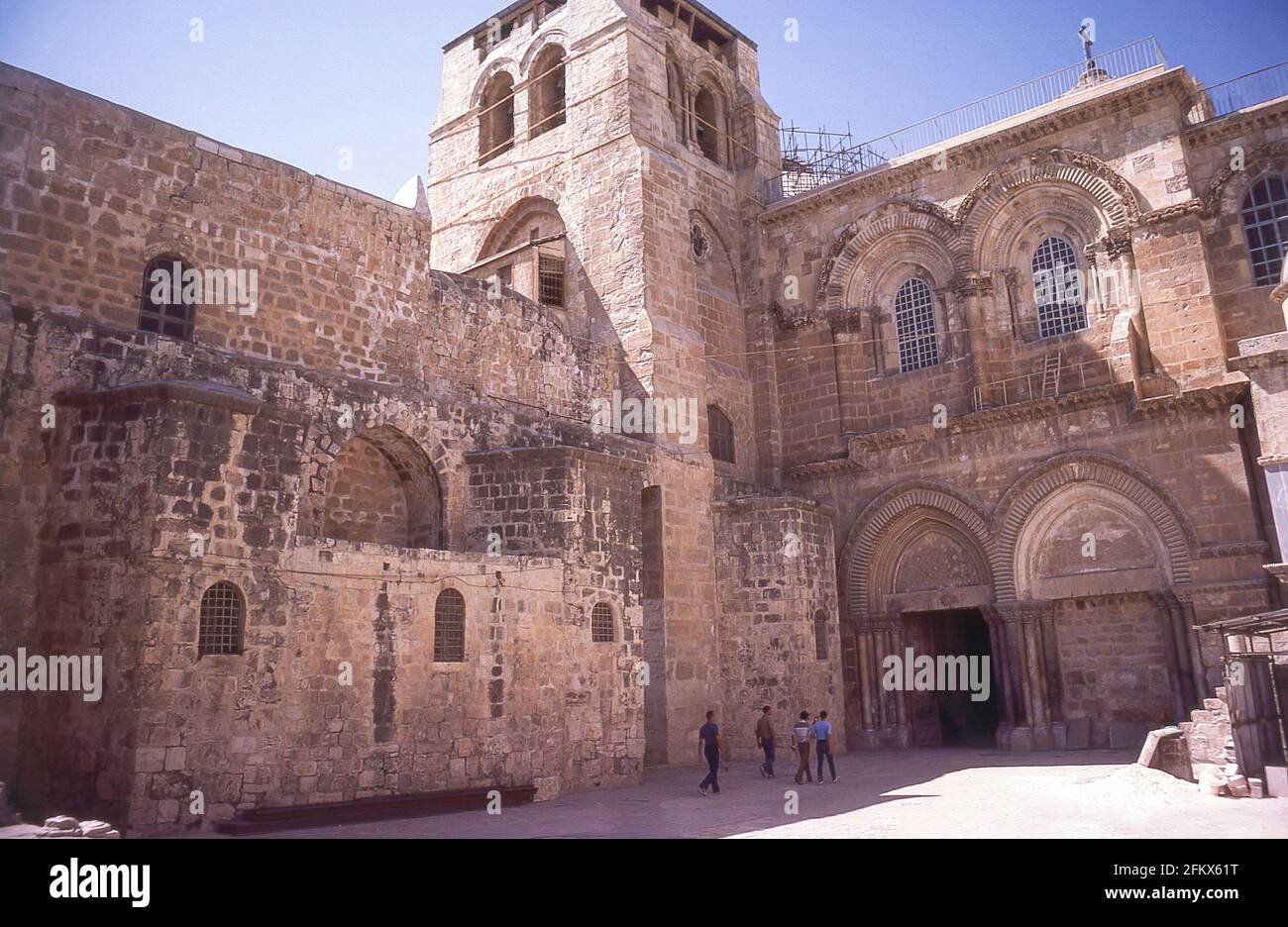 Kirche des Heiligen Grabes, Christliches Viertel, Altstadt von Jerusalem, Jerusalem, Israel Stockfoto