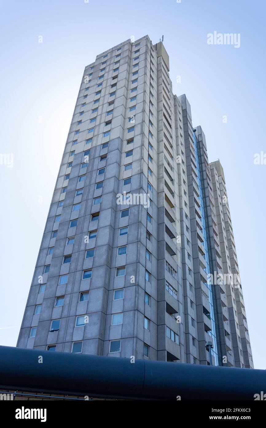 Grampian House Tower Block, Edmonton Green Estate, Edmonton, London Borough of Enfield, Greater London, England, Vereinigtes Königreich Stockfoto