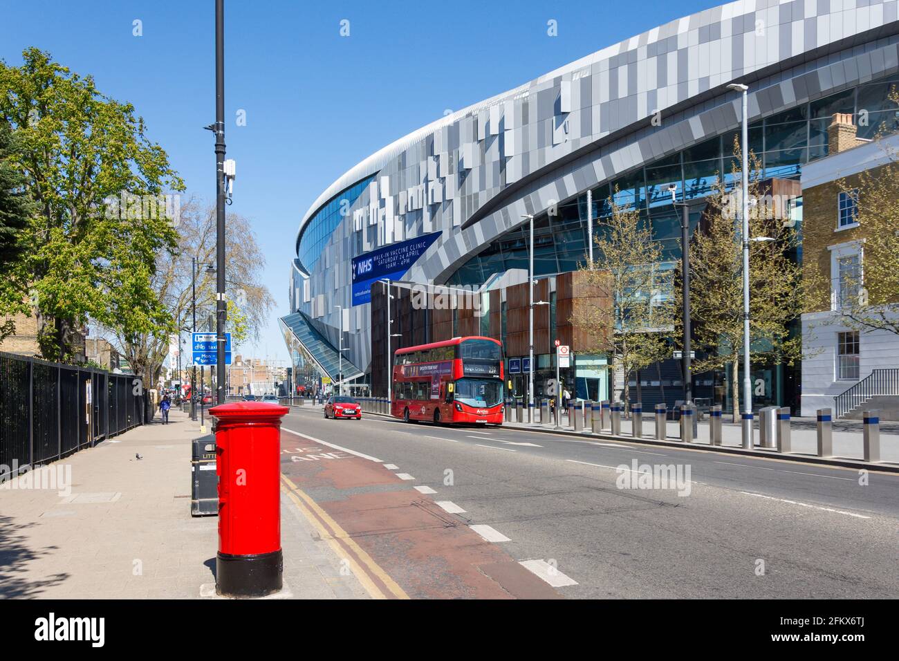 New White Hart Lane Stadium, High Street, Tottenham, London Borough of Haringey, Greater London, England, Vereinigtes Königreich Stockfoto