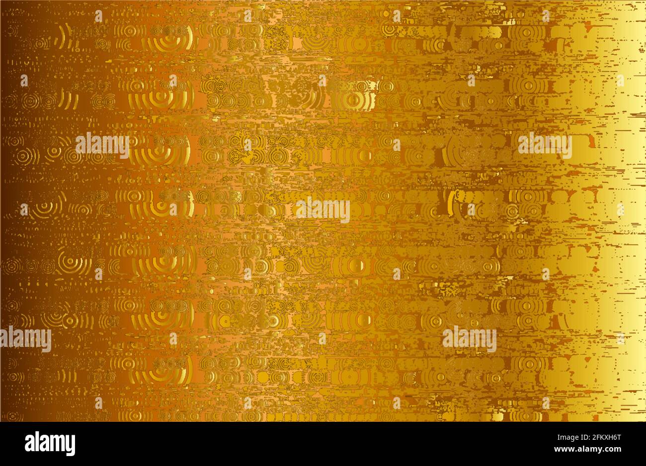 Luxus abstrakt schwarz, golden Metall Gradienten Hintergrund. Vektorgrafik Stock Vektor