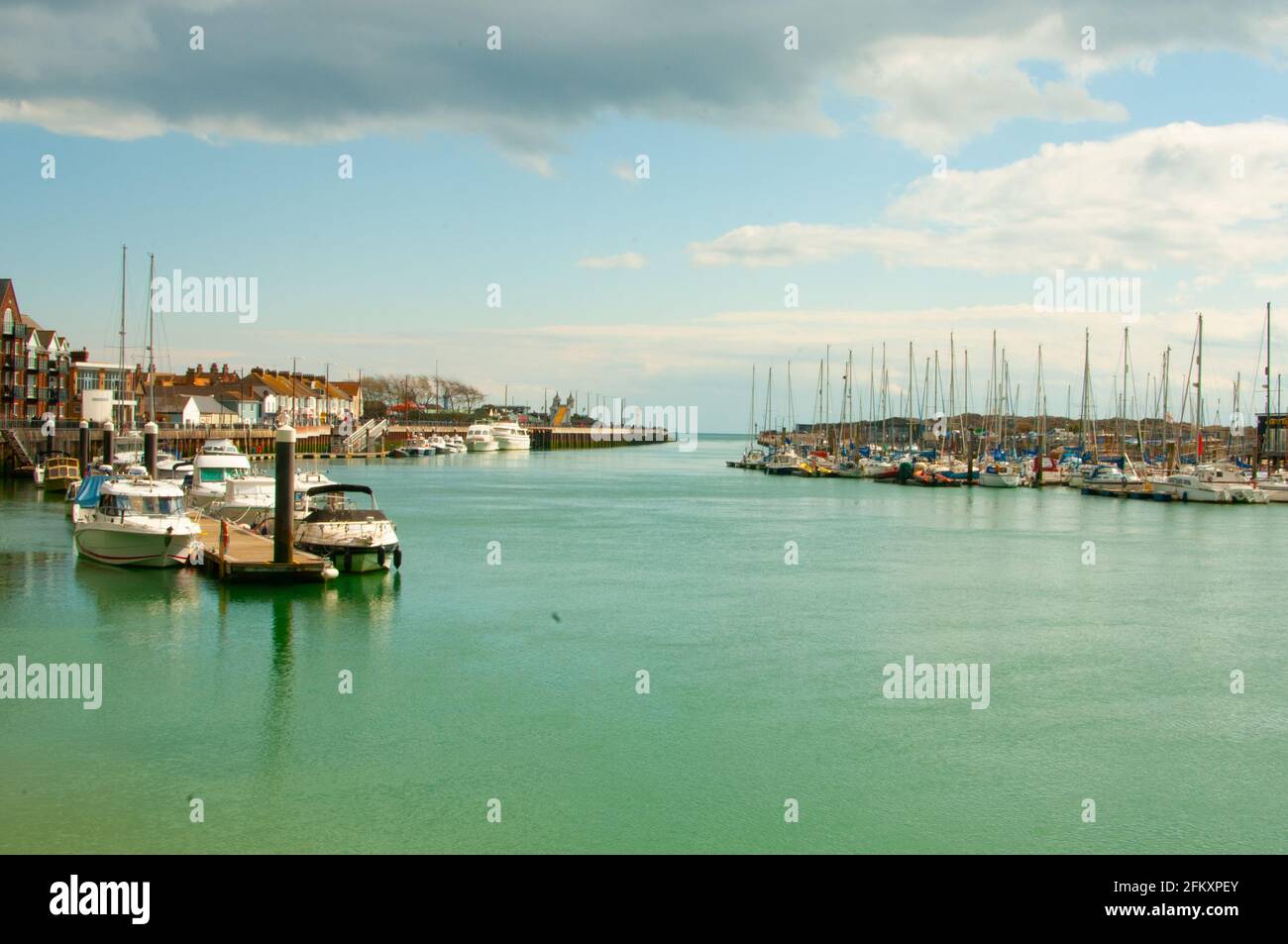 Arun Estuary, Littlehampton Harbour, West Sussex Stockfoto