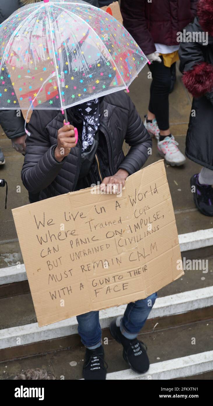 Black Lives Matter - BLM Protest in Coventry UK, 7. Juni 2020 Stockfoto