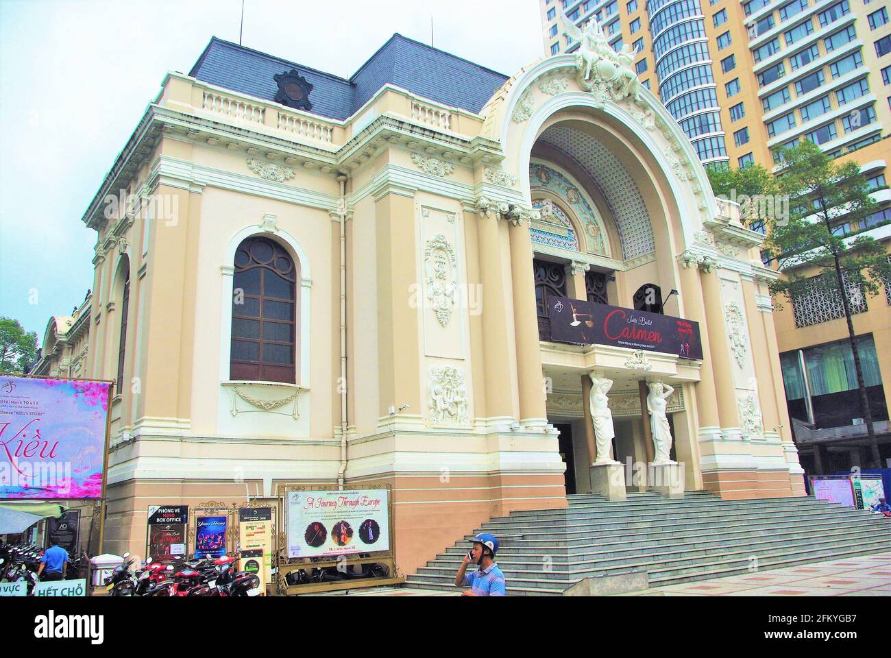Saigon Opera House, Ho-Chi-Minh-Stadt, Vietnam, Asien Stockfoto