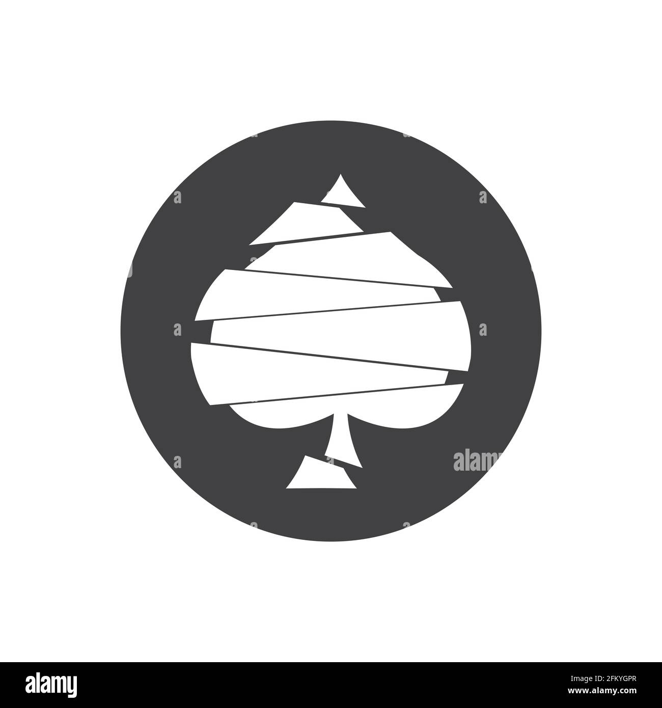 Spaten-Logo, Spaten, schwarz, Logo, Logos, monogram, Marke, einfach, elegant Stock Vektor