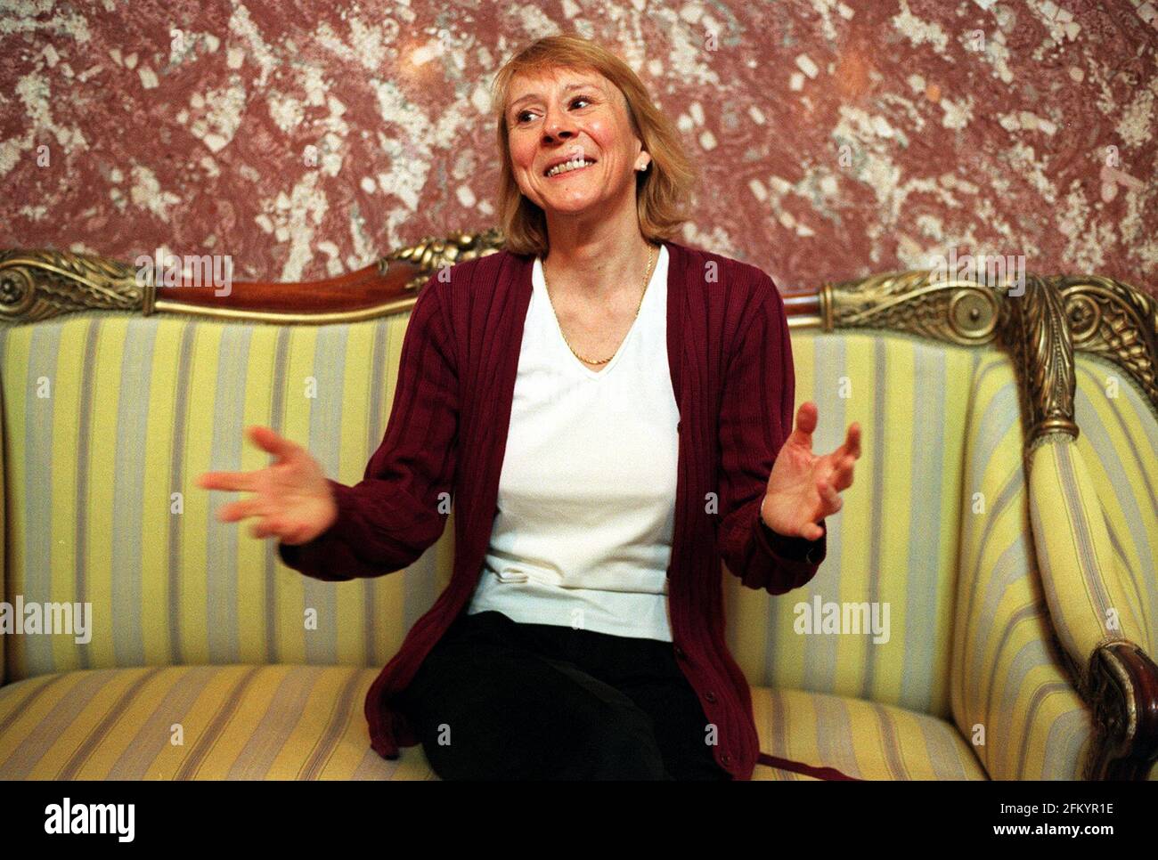 ESTHER DYSON, INTERNET-GURU, BEI DER KONFERENZ „ENTERPRISE AND TECHNOLOGY FOR ALL TRANS ATLANTIC“ IN LONDON Stockfoto