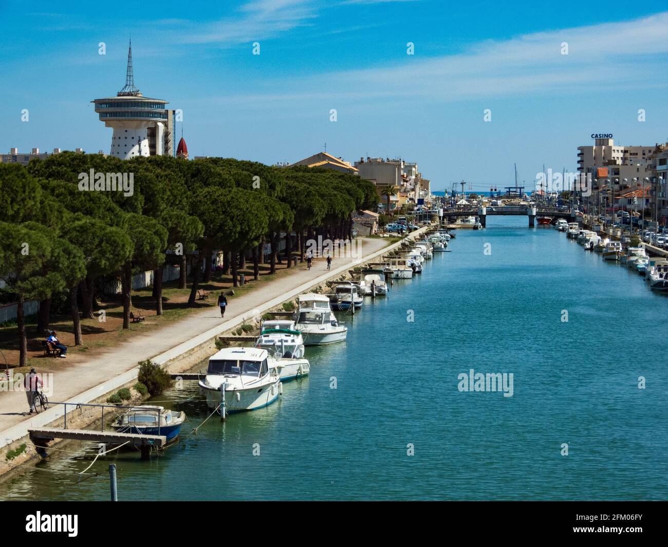Mittelmeer, Palavas les Flots, Montpellier, Österreich, Südfrankreich Stockfoto