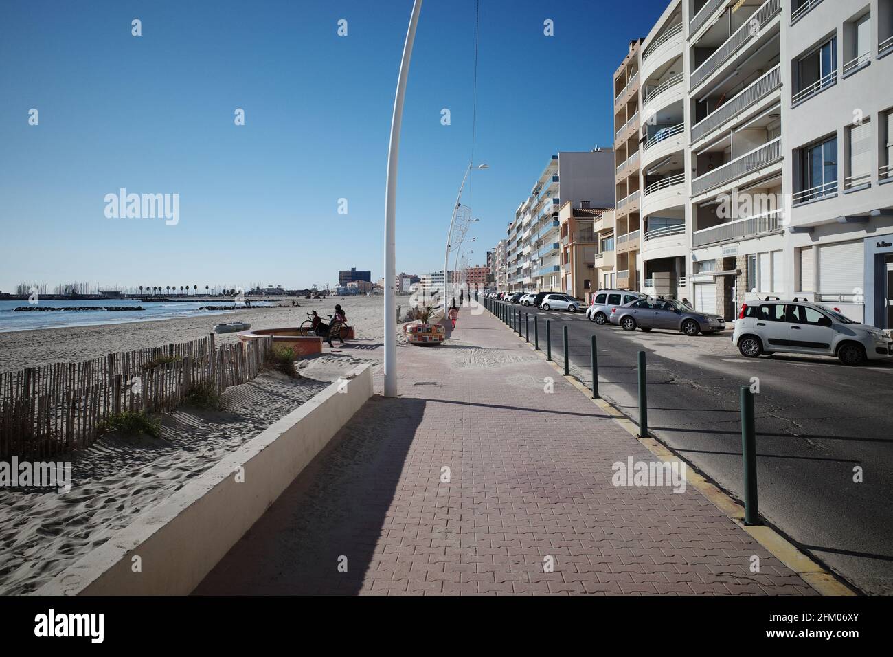 Mittelmeer, Palavas les Flots, Montpellier, Österreich, Südfrankreich Stockfoto