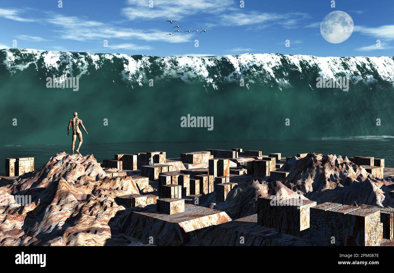 Tidal Wave Stockfoto