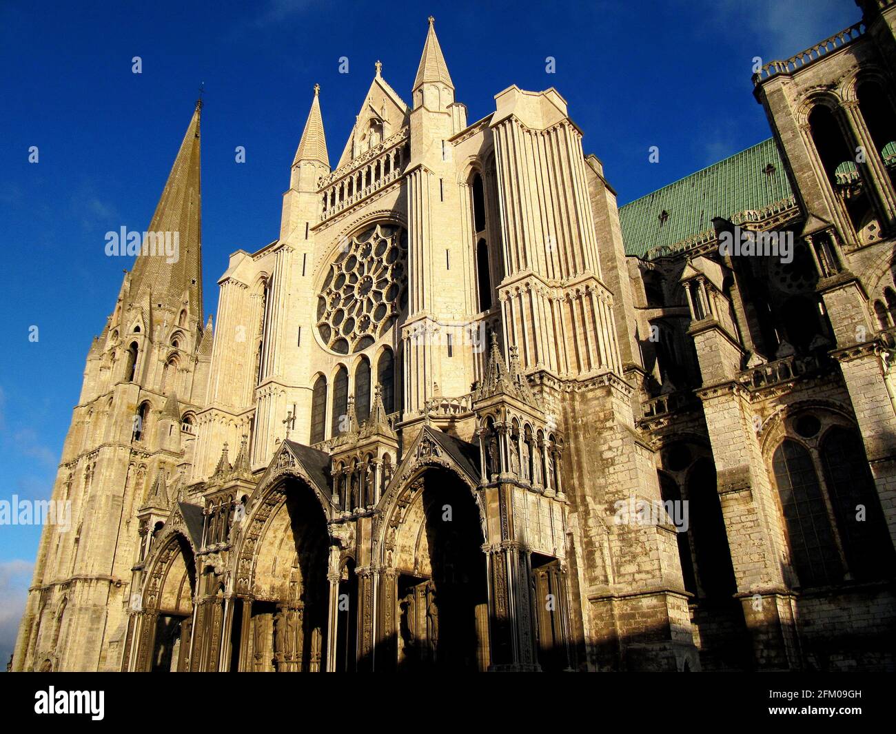 Kathedrale unserer Lieben Frau von Chartres, Departement Eure et Loir, Region Zentrum, Frankreich, Europa Stockfoto