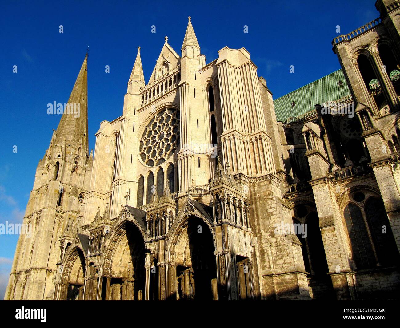 Kathedrale unserer Lieben Frau von Chartres, Departement Eure et Loir, Region Zentrum, Frankreich, Europa Stockfoto