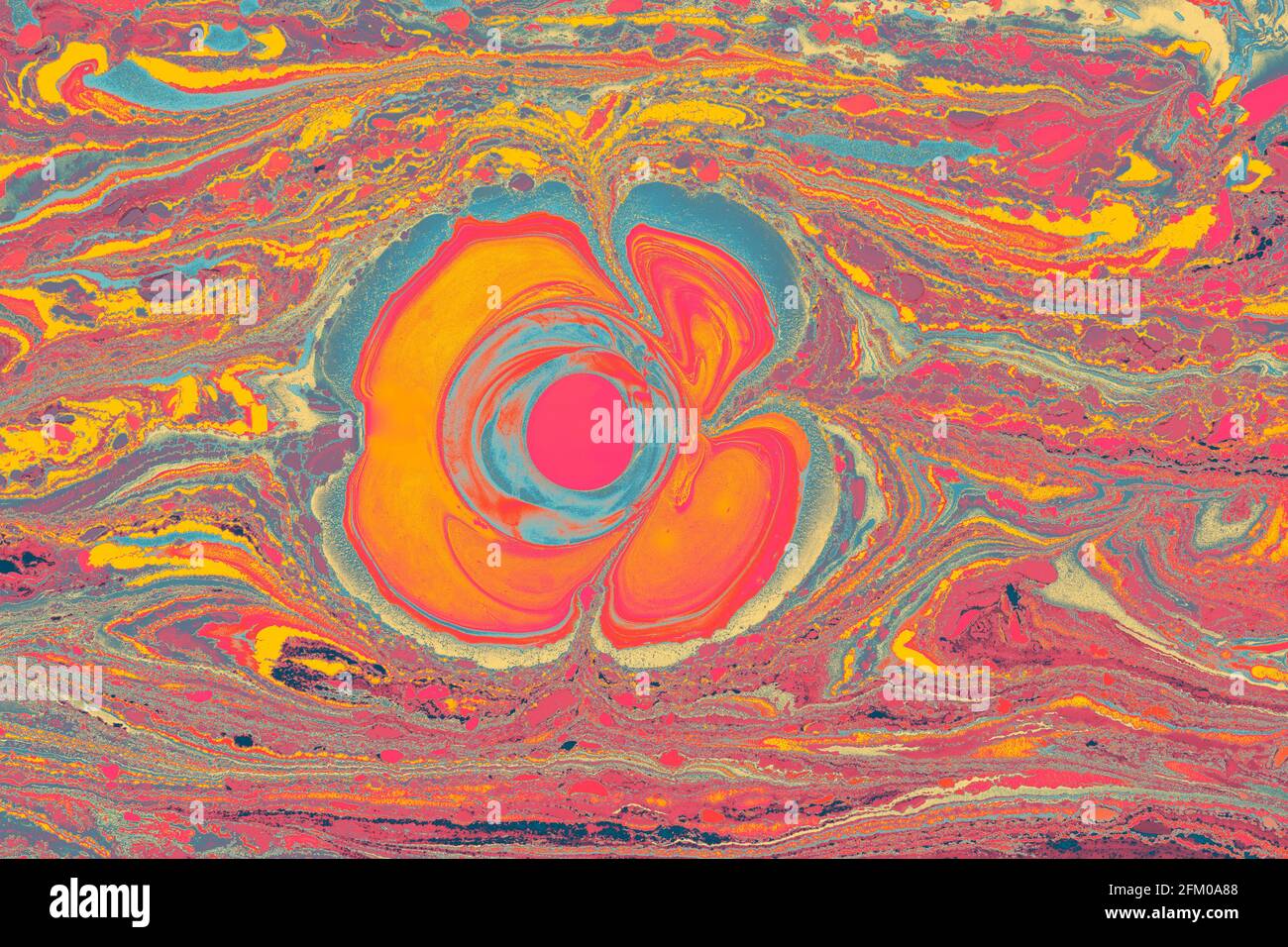 Intensive bunte Mischung aus lebendigen Farben. Abstrakte moderne Hintergrund Vorlagen Design Stockfoto