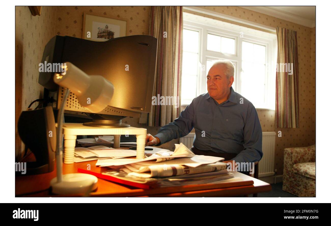 Dr. Brian Jones ....Defence Inelegence annalist.pic David Sandison 3/2/2004 Stockfoto