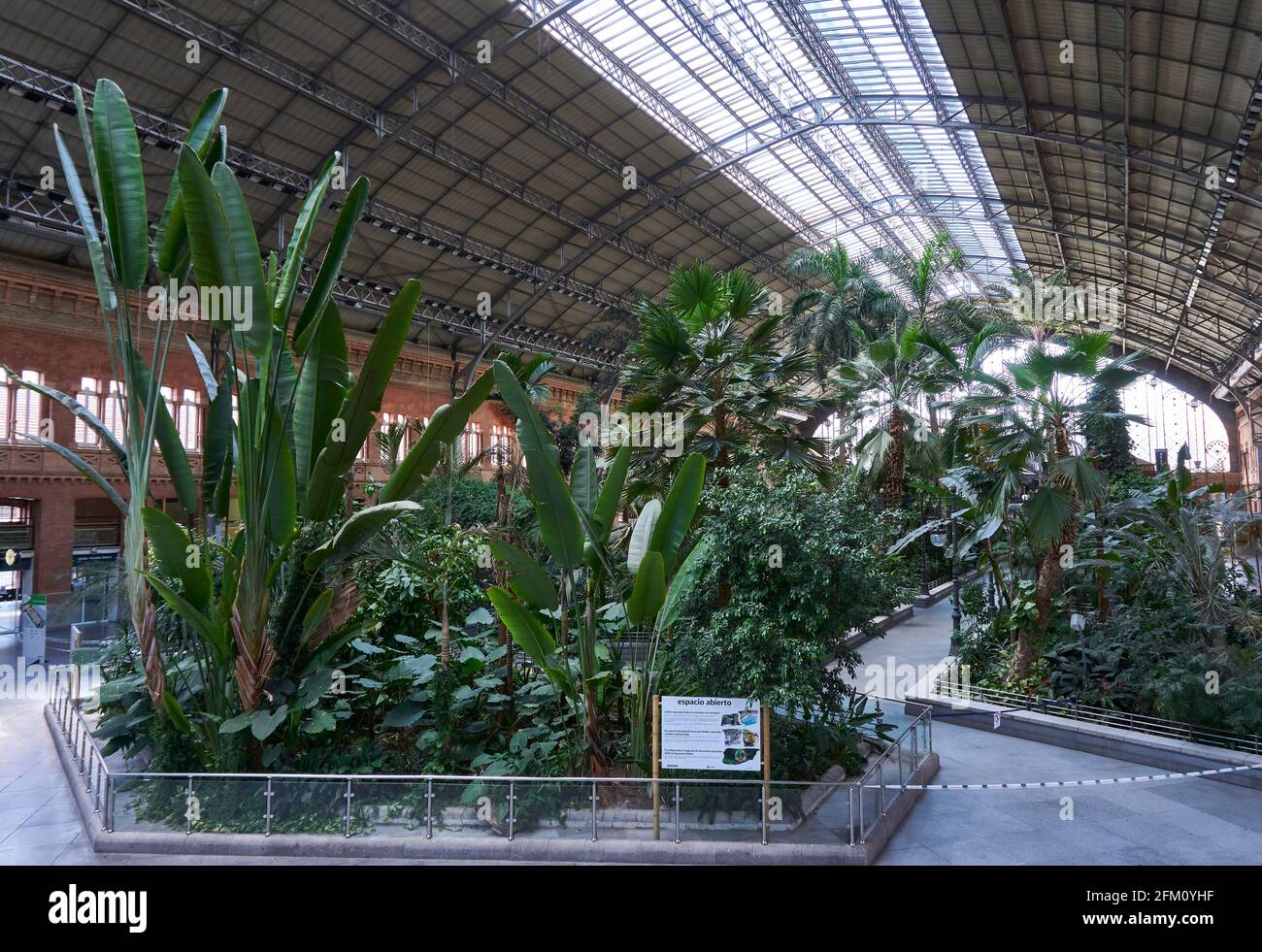 Puerta de Atocha Train Station​, Madrid, Spanien Stockfoto