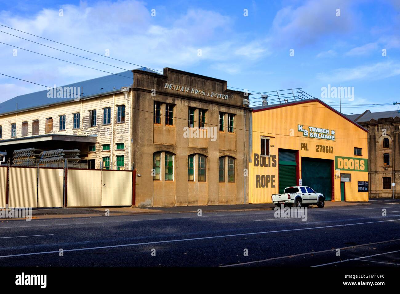 Quay Street Rockhampton Queensland Australien Stockfoto