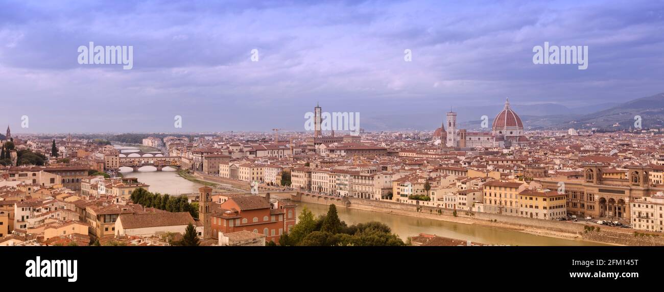 Blick auf Florenz, Florenz, Italien Stockfoto