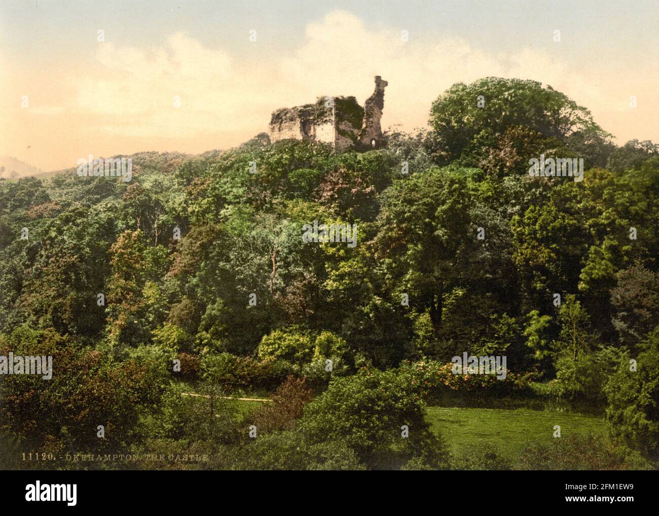 Okehampton, Devon um 1890-1900 Stockfoto