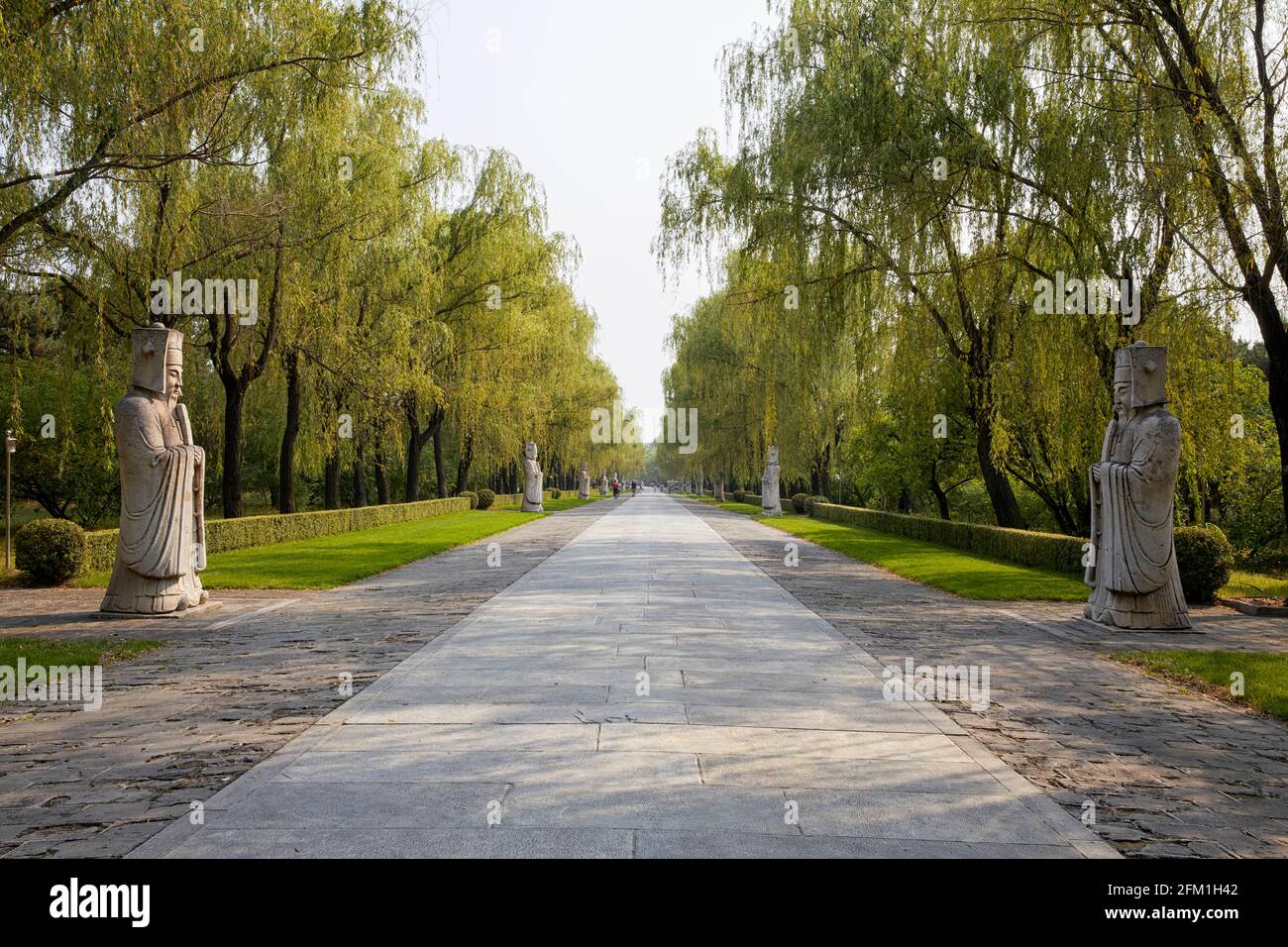 Verdienstminister Heilige Straße Göttliche Straße Changling Peking Shi China Asien, UNESCO, Weltkulturerbe Stockfoto
