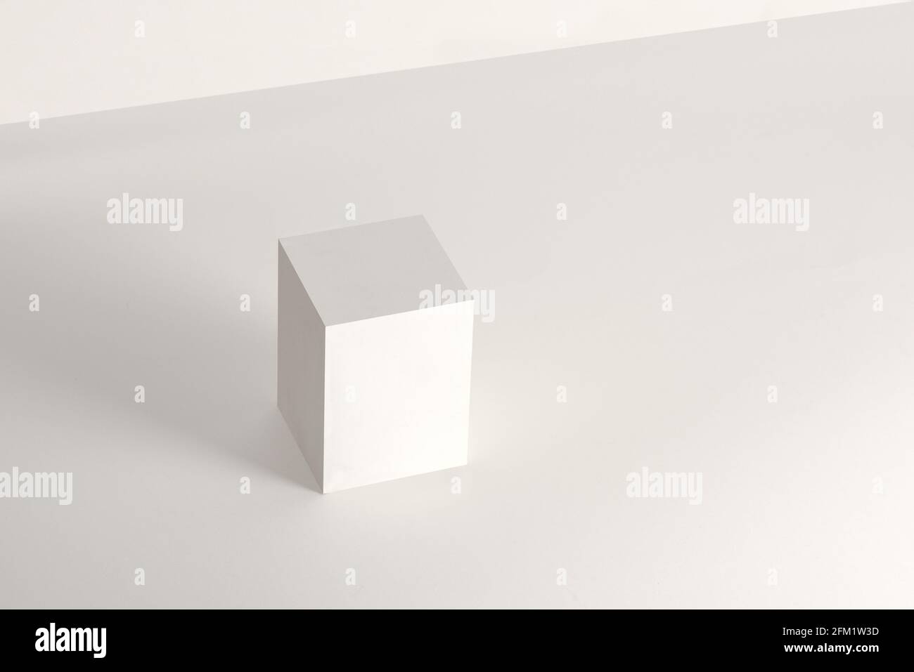 Modellvorlage Für Weiße Produktfotografie Mit Hintergrund Stockfoto