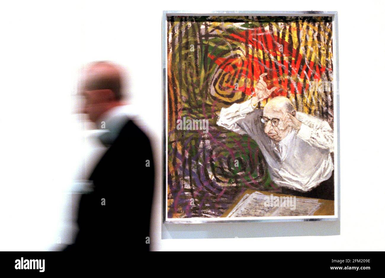 Gemälde des Jahrhunderts Ausstellung Oktober 2000 in der National Portrait Gallery 'firebird 1' james fitton 1966. Stockfoto